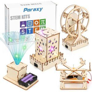 Educational Toys‎ 4 in 1 STEM Kits for Kids Age 8-10, Science STEM Projects